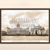 Taj Mahal Palace Hotel With Gateway of India Year-1903 (Code: 181) – Mounted and Wooden Frame